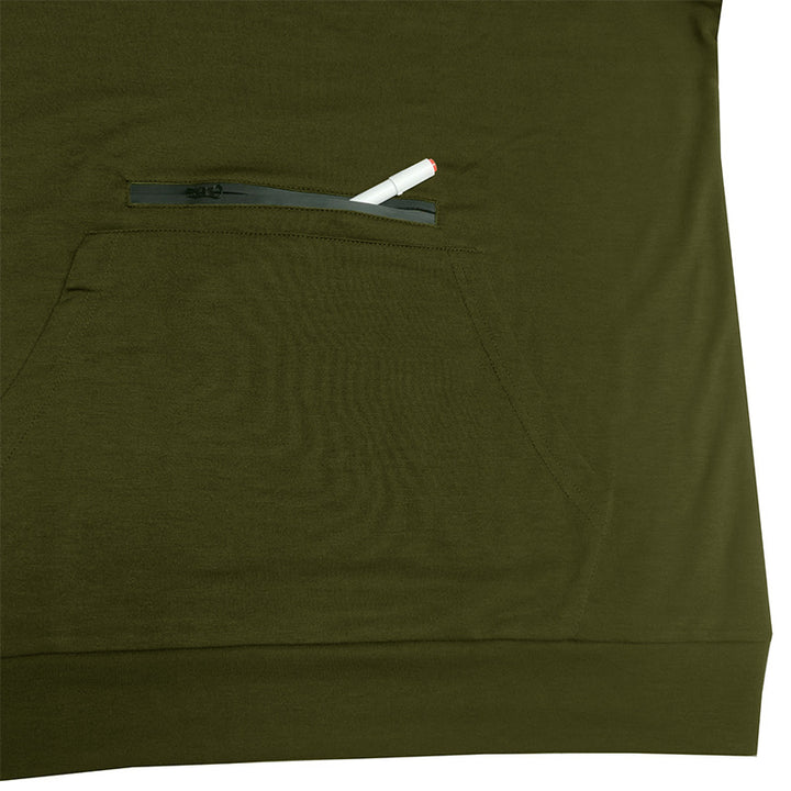 Herren Kapuzenshirt mit übergroßer Passform und praktischer Kängurutasche Echoarchiv