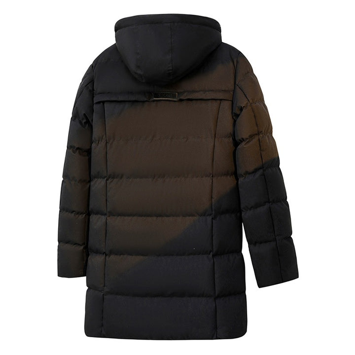 Herren Wattierter Parka im Duffle‑Stil mit Kapuze und großen Pattentaschen Echoarchiv