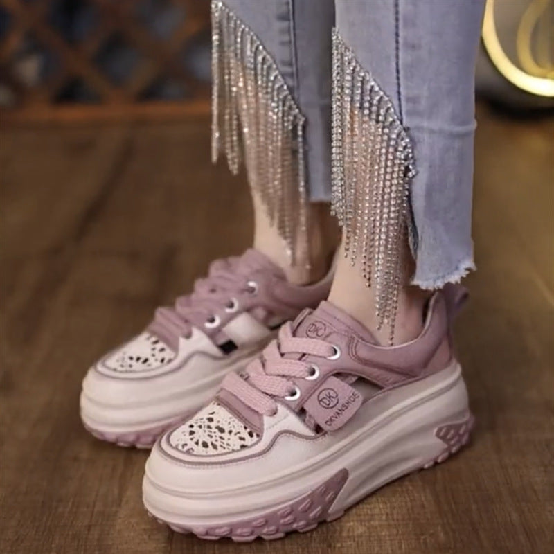 Damen Chunky Sneakers mit luftiger Mesh-Oberfläche und strapazierfähiger Sohle Echo Archiv