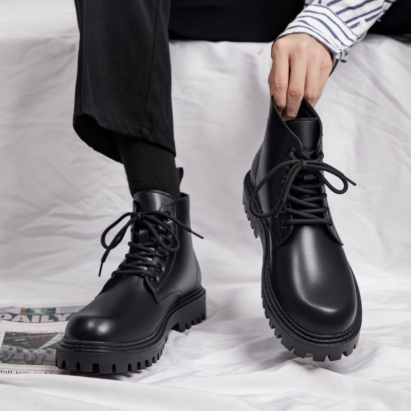 Herren Robuste Schnürstiefel mit rutschfester Sohle und stabiler Konstruktion Echoarchiv