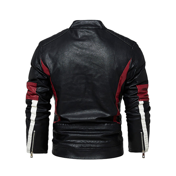 Herren stilvolle Bikerjacke aus hochwertigem Leder Echoarchiv