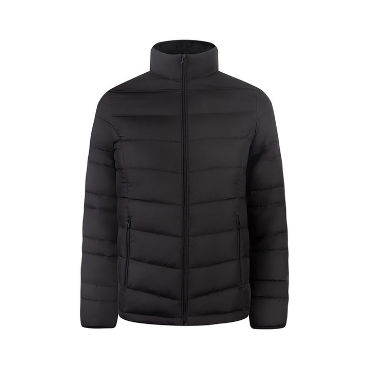 Herren Ultraleichte gesteppte Daunenimitat-Jacke mit Stehkragen Echo Archiv