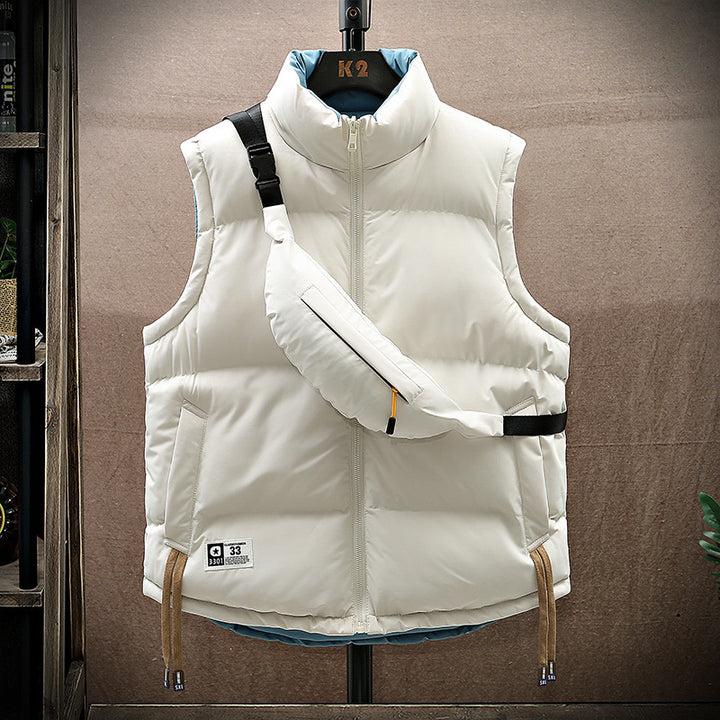 Herren isolierte Outdoor-Weste mit praktischen Seitentaschen und verstellbarem Saum Echoarchiv