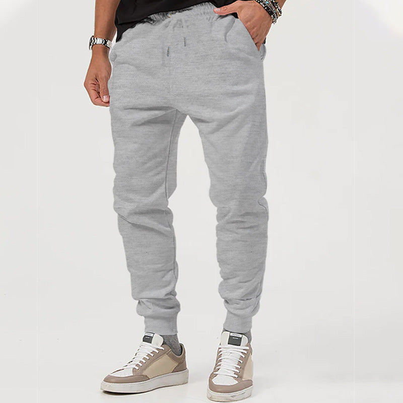 Herren Sportliche Jogginghose mit verstellbarem Kordelzug und elastischen Bündchen Echoarchiv
