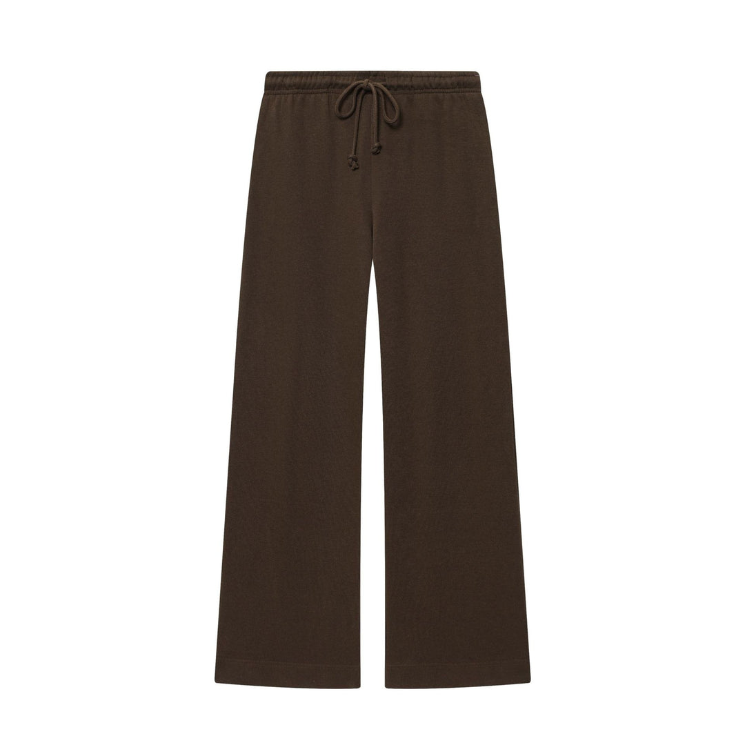 Damen loungiges Sweatsuit-Zweiteiler mit Reißverschluss-Stehkragen, elastischem Saum und weitem Highwaist-Hosenbein – Avélisse