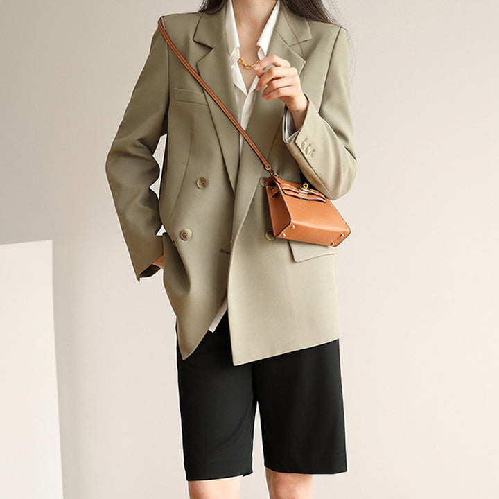 Damen Elegante Oversized Blazerjacke Echoarchiv