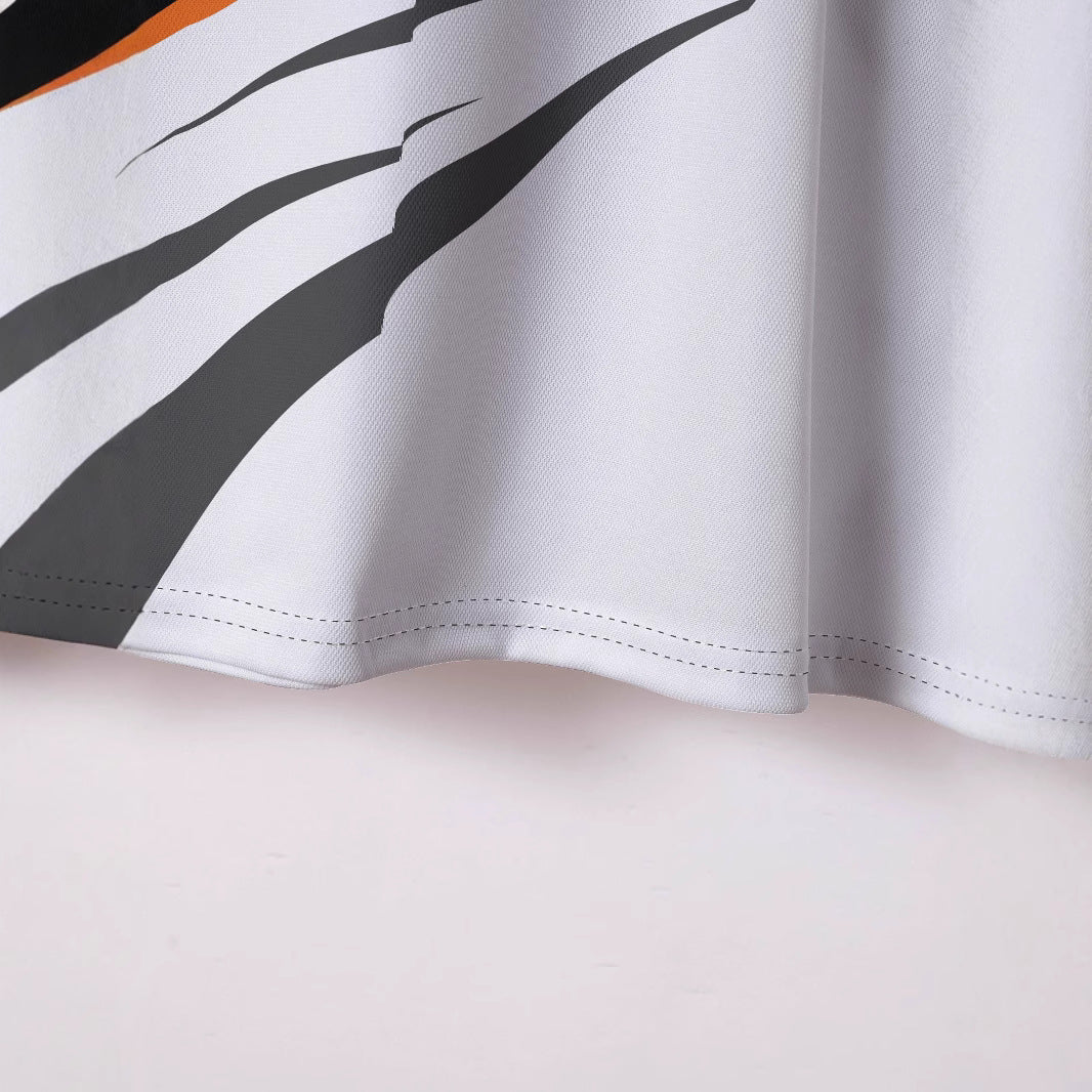Herren Sportliches Poloshirt mit dynamischem Grafikdesign Echoarchiv