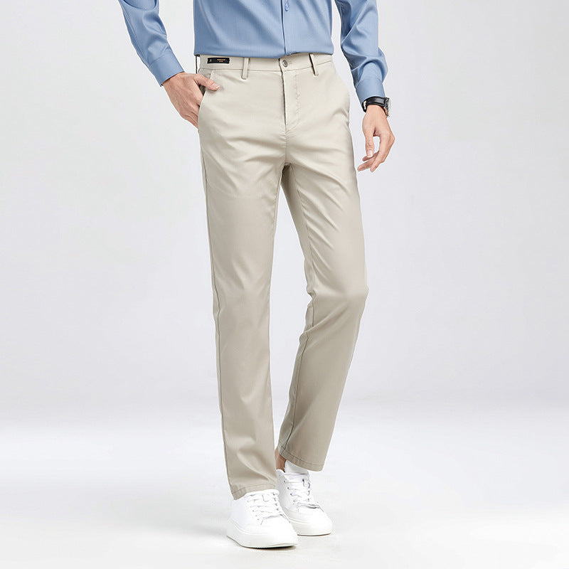 Herren elegante Chino-Hose mit atmungsaktiven Eigenschaften und praktischem Schnitt Echoarchiv