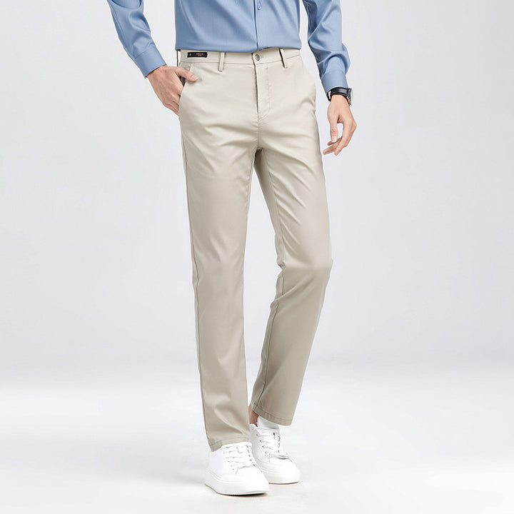 Herren elegante Chino-Hose mit atmungsaktiven Eigenschaften und praktischem Schnitt Echoarchiv
