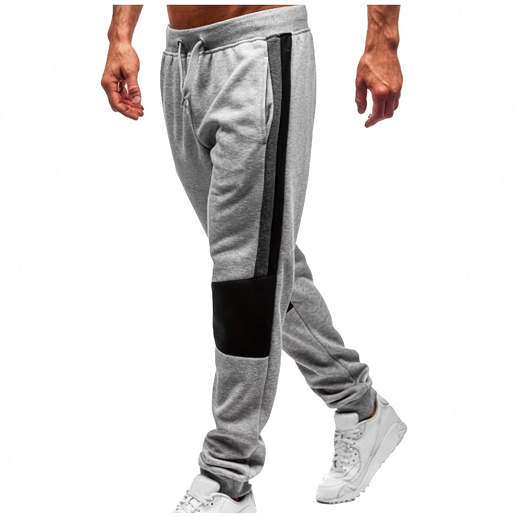 Herren Sportliche Sweatpants mit Kontrastdetails und praktischen Taschen Echoarchiv