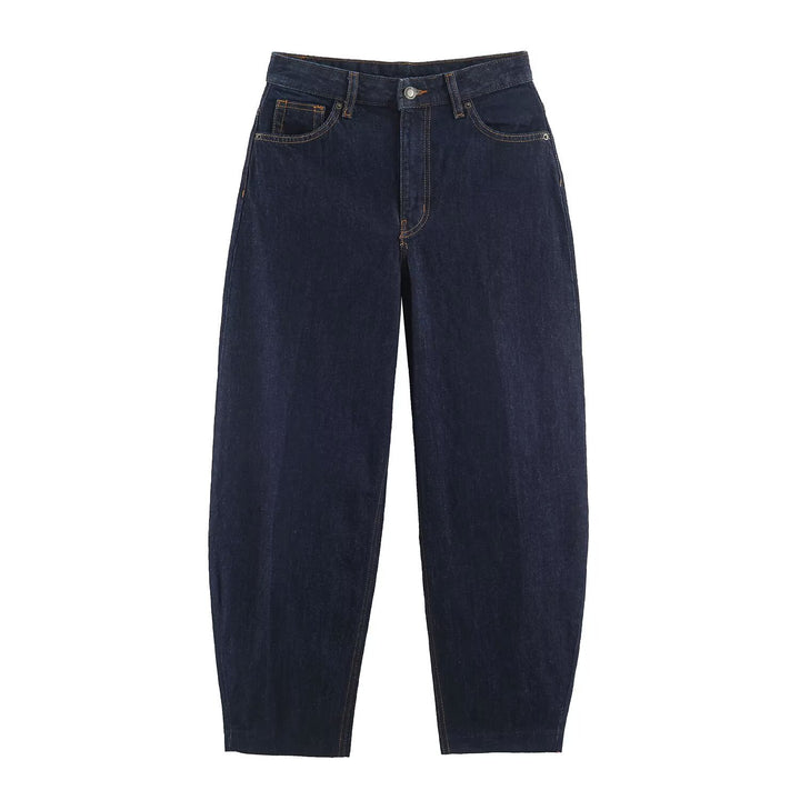 Damen Hochtaillierte Relaxed‑Fit Jeans mit konischem Bein Echo Archiv