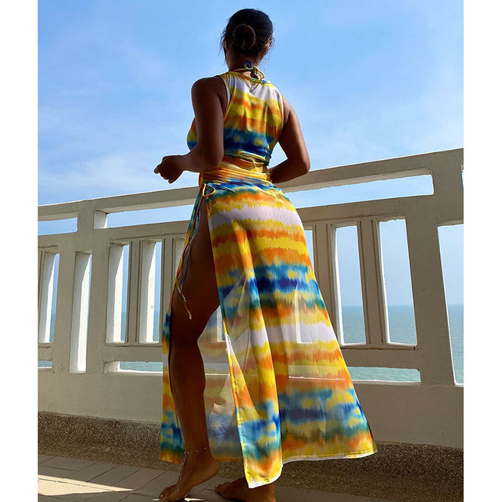 Damen Maxikleid mit trendigem Wickeldesign Echo Archiv