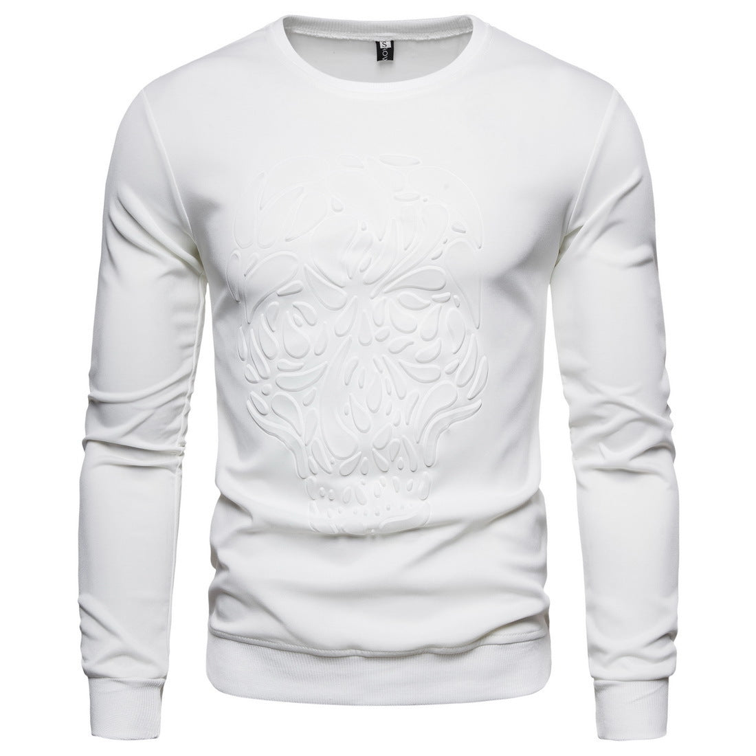 Herren Sweatshirt mit einzigartigem Totenkopfdesign – Marzano
