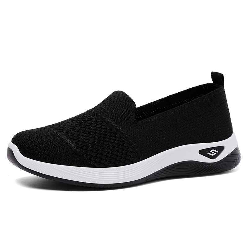 Damen nan eleganter Strick-Slipper mit verstärkter Zehenkappe, flexibler Dämpfungsplattform und Zuglasche Echo Archiv