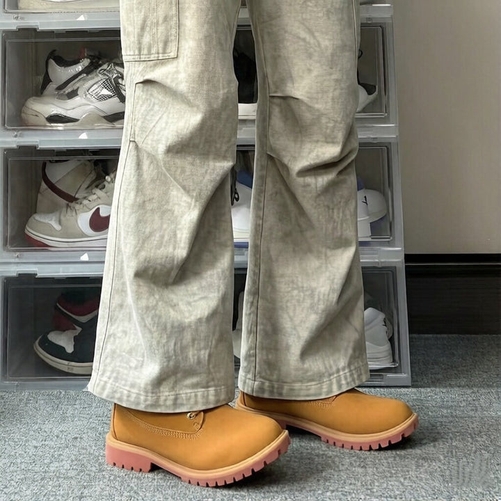 Herren Funktionale Cargo-Hose mit weiten Beinen Echoarchiv