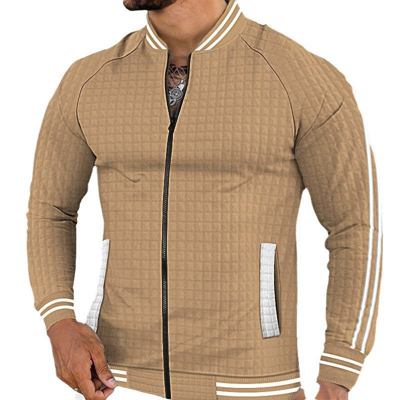 Herren gesteppte Sportjacke mit modernem Design und praktischen Reißverschlusstaschen Echoarchiv
