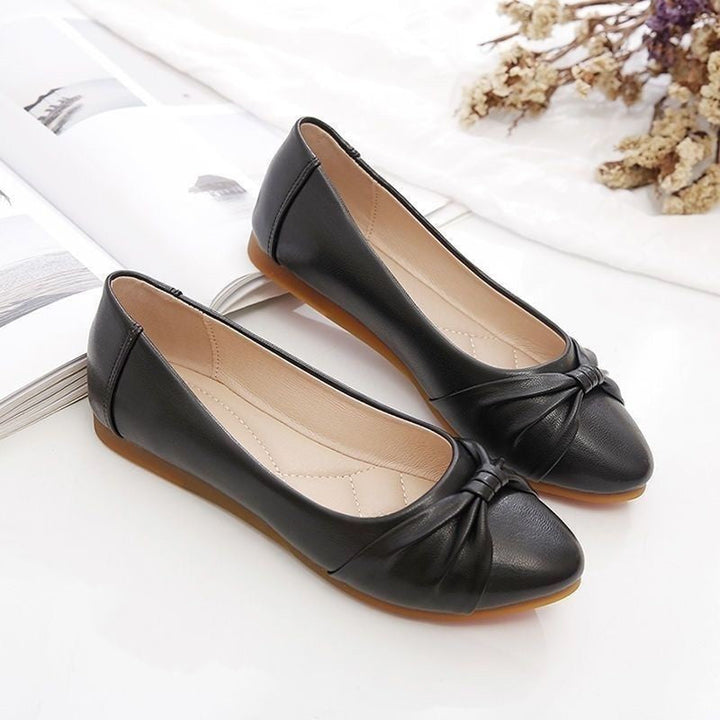 Damen Verspielte Ballerinas mit elegantem Knoten-Design Echoarchiv