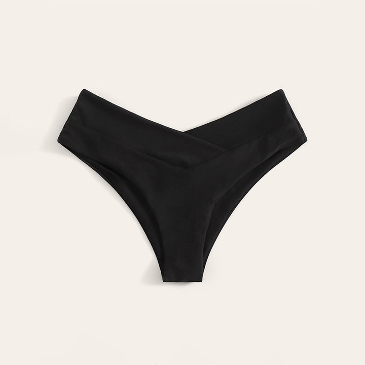 Damen Bikinislip mit hohem Bund und elegantem V-Ausschnitt Echo Archiv