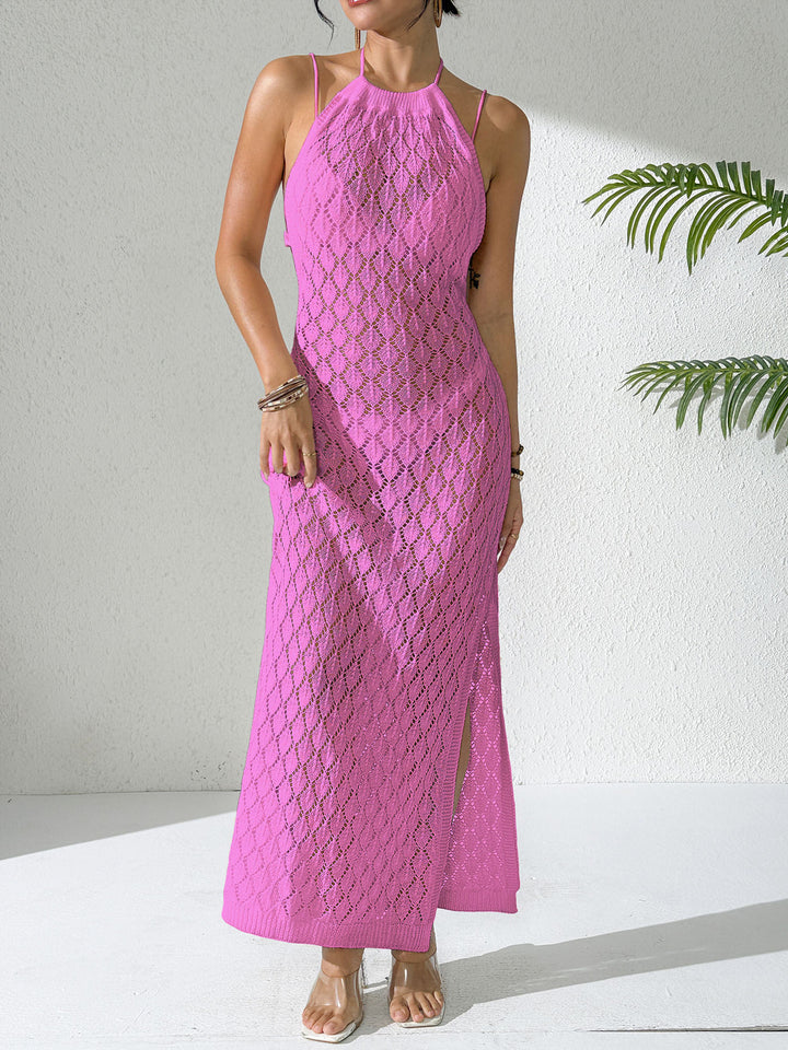 Damen gehäkelter Strandmaxikleid Echo Archiv
