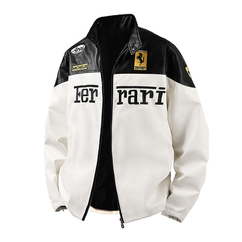Herren Motorsport Lederjacke Echo Archiv