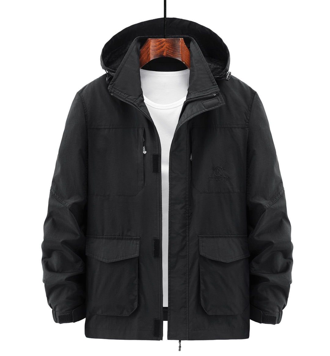 Herren Robuste Wetterjacke mit praktischen Taschen Echo Archiv