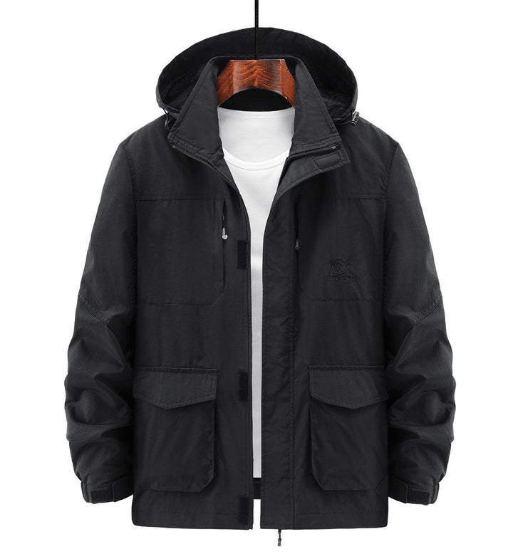 Herren Robuste Wetterjacke mit praktischen Taschen Echo Archiv