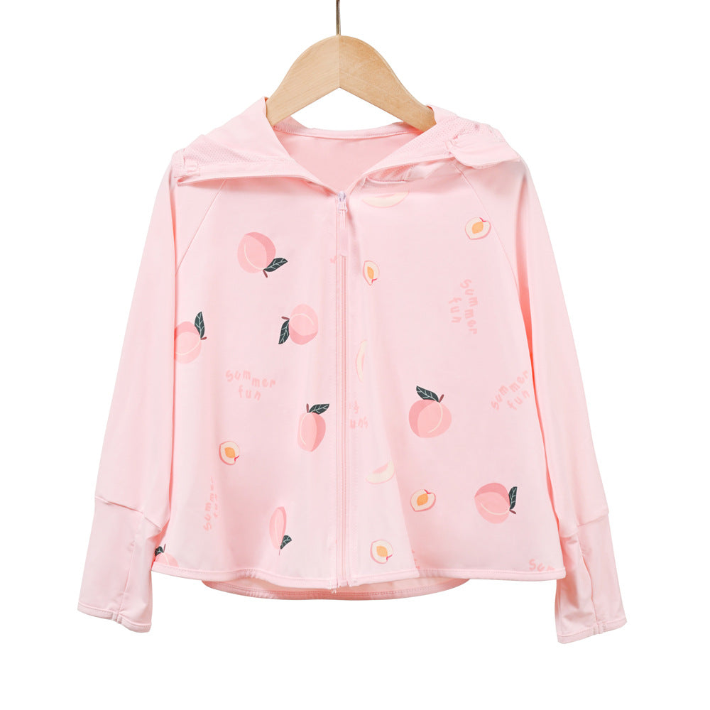 Jungen atmungsaktive Kapuzenjacke mit UV-Schutz Echo Archiv