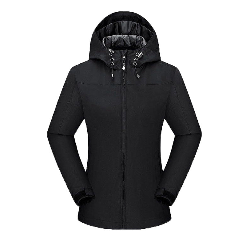 Herren ultraleichte packbare Regenjacke mit verstellbarer Kapuze und elastischen Manschetten Echo Archiv