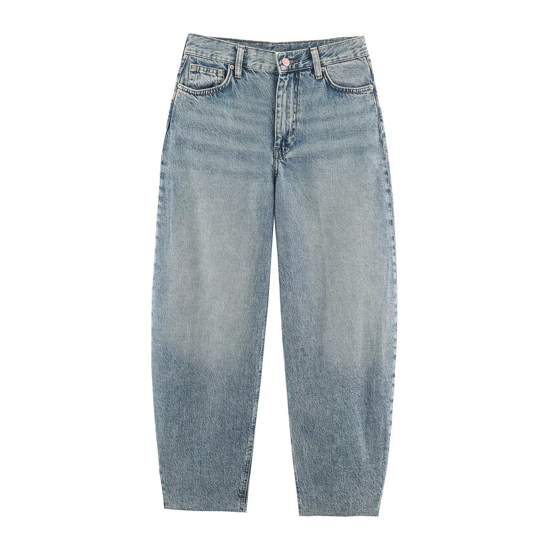 Damen Highwaist Relaxed Tapered Jeans mit konischem Bein Echoarchiv