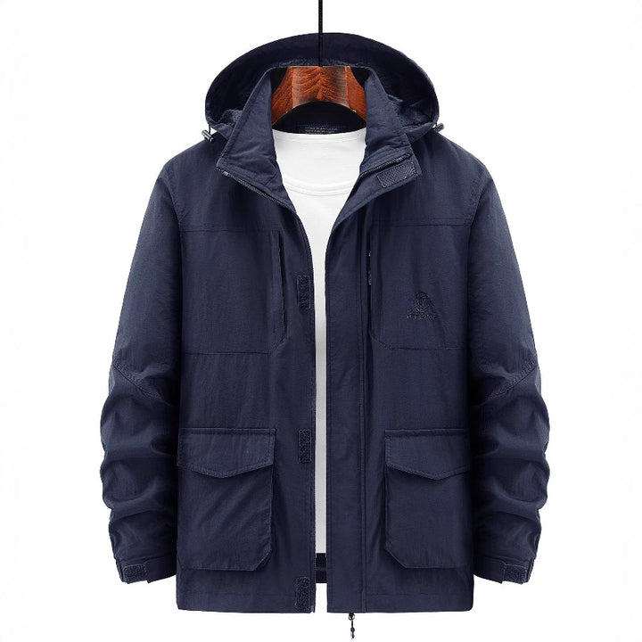 Herren Robuste Wetterjacke mit praktischen Taschen Echo Archiv
