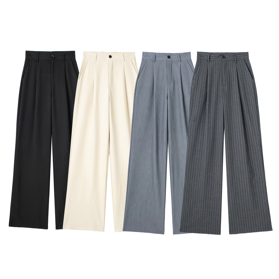 Damen Weite Highwaist-Bundfaltenhose mit Bügelfalte und seitlichen Eingrifftaschen Echo Archiv