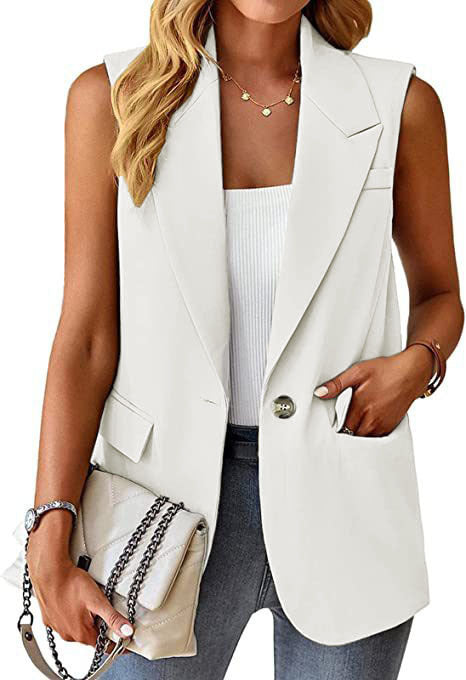 Damen Stylischer Blazer-Weste Echoarchiv