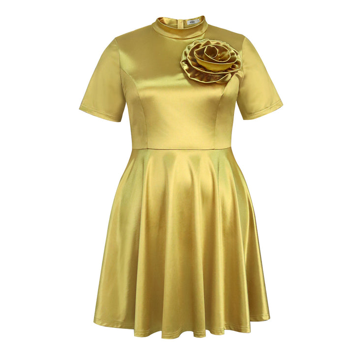 Damen Elegantes Kleid mit Blumendekor Echo Archiv