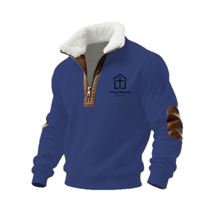 Herren Klassischer Kapuzenpullover mit Fleece-Detail Echoarchiv