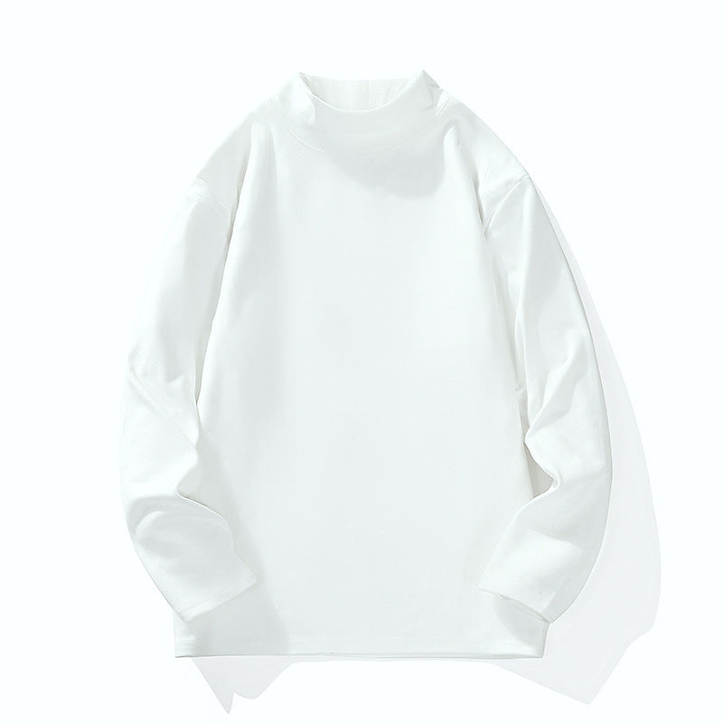 Herren Lässiges Oversize-Mockneck-Longsleeve aus Feinstrick mit verlängertem Schnitt Echo Archiv