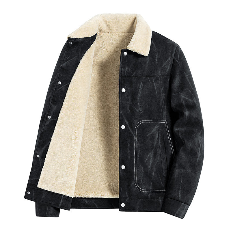 Herren Wendejacke aus Kunstleder mit Kuschelfutter Echo Archiv