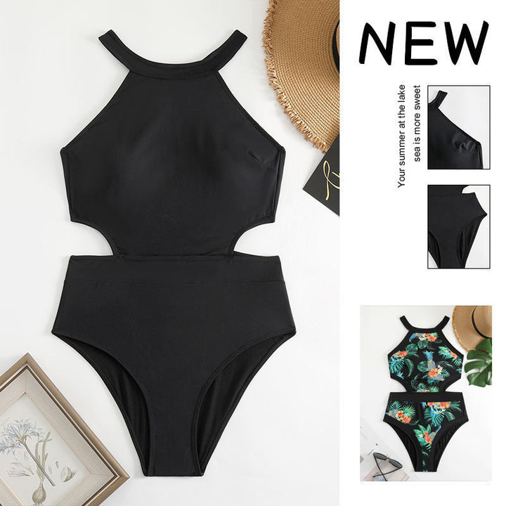 Damen Einteiler Badeanzug mit stylischem Cut-Out Design Echo Archiv