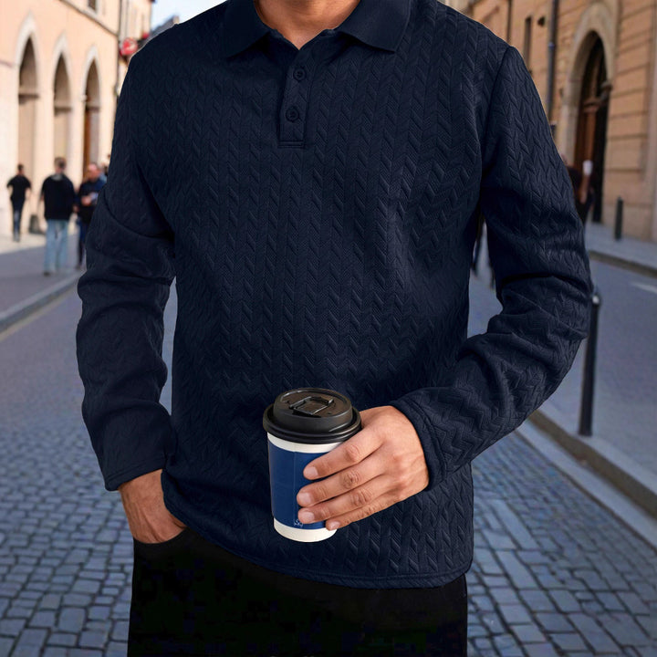 Herren Langarm Poloshirt Echoarchiv