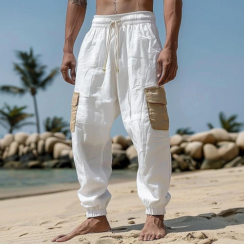 Herren Cargo-Hose mit elastischem Bund und praktischen Seitentaschen Echoarchiv