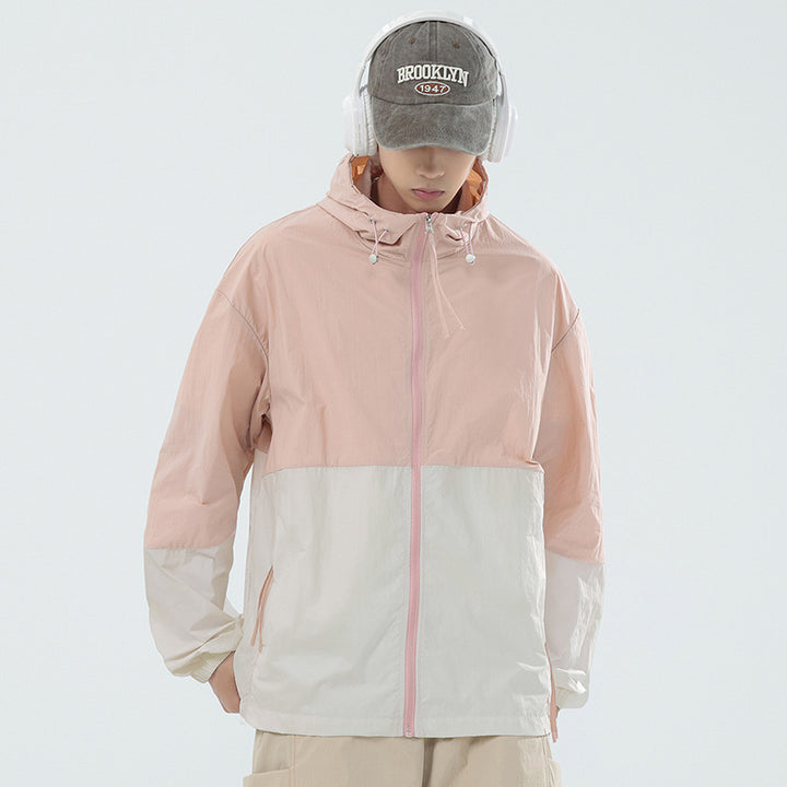Herren Sportliche Windbreaker-Jacke Echoarchiv