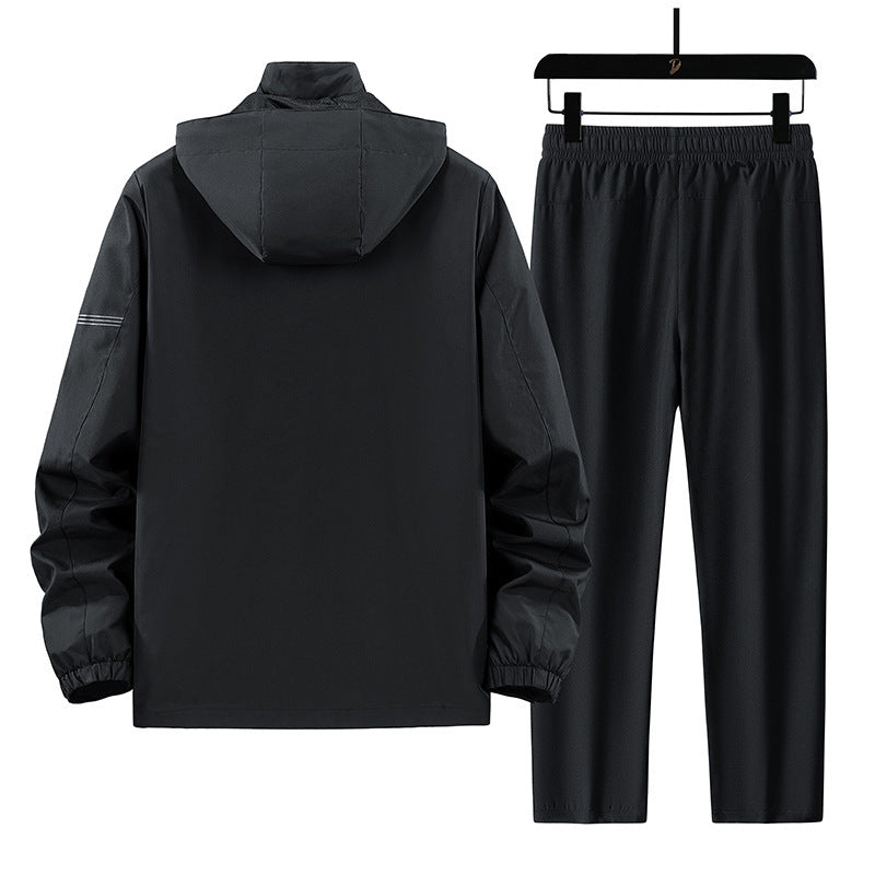 Herren Praktisches Sportset mit Jacke und Hose Echo Archiv