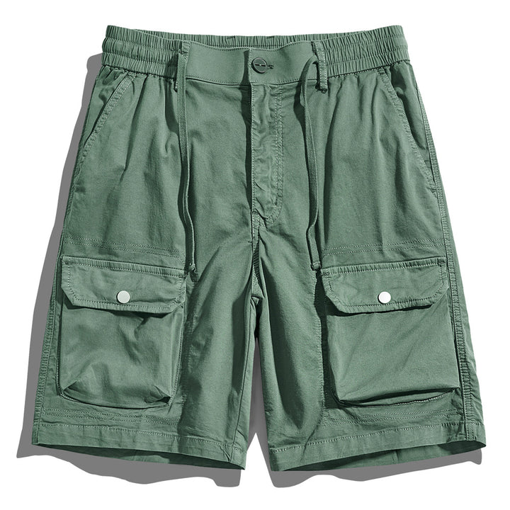 Herren Cargo-Shorts mit elastischem Bund und multifunktionalen Taschen Echoarchiv 1758210123