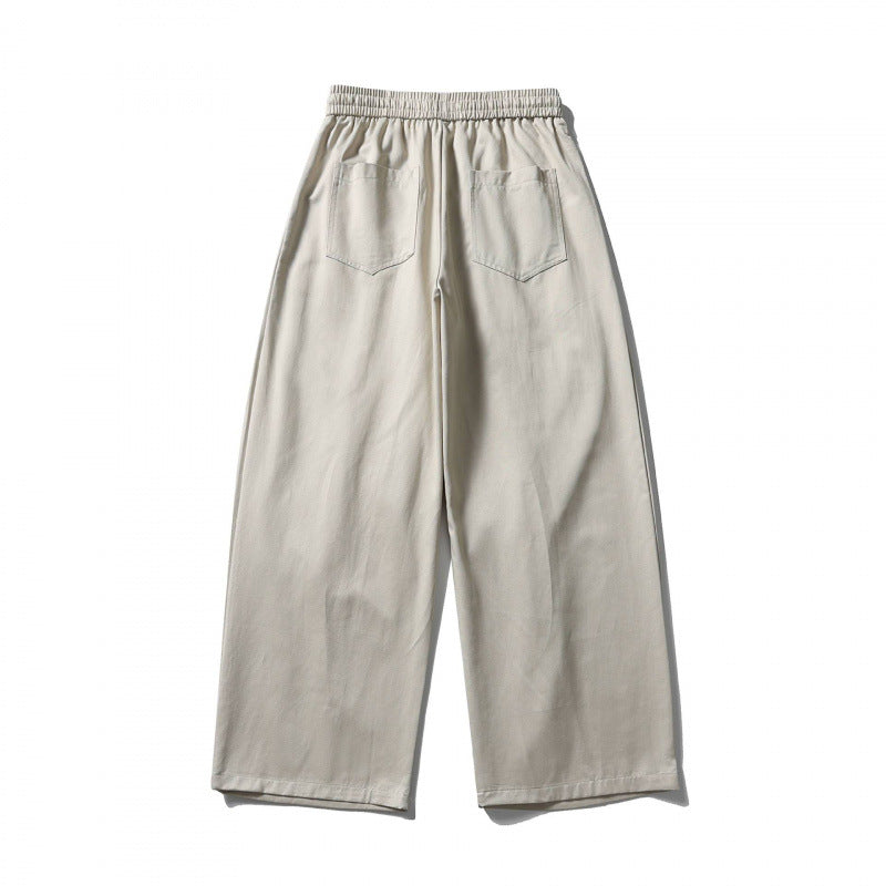 [Unisex] Weite Leinenmix-Hose mit elastischem Bund und Tunnelzug Echo Archiv
