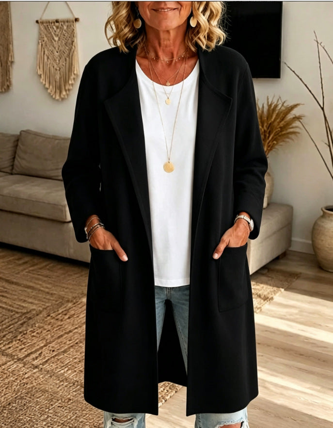Damen Modischer Langer Cardigan Echo Archiv