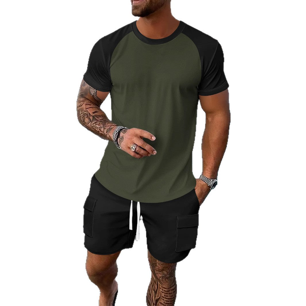 Herren Sport T-Shirt mit Raglanärmeln Echoarchiv