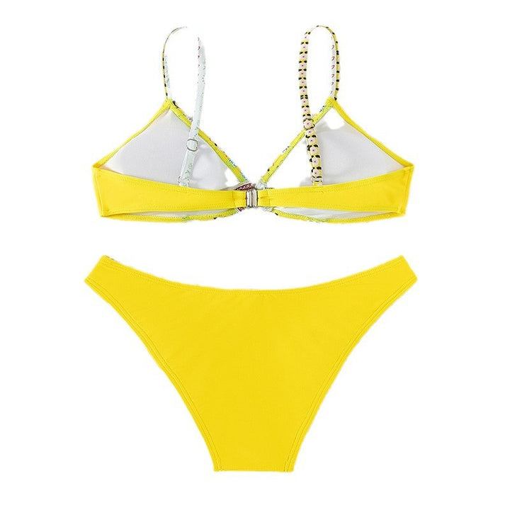 Damen Triangel-Bikini mit verspieltem floralem Design Echo Archiv