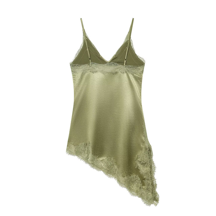 Damen Spitzen-Top mit asymmetrischem Saum und verstellbaren Trägern Echo Archiv