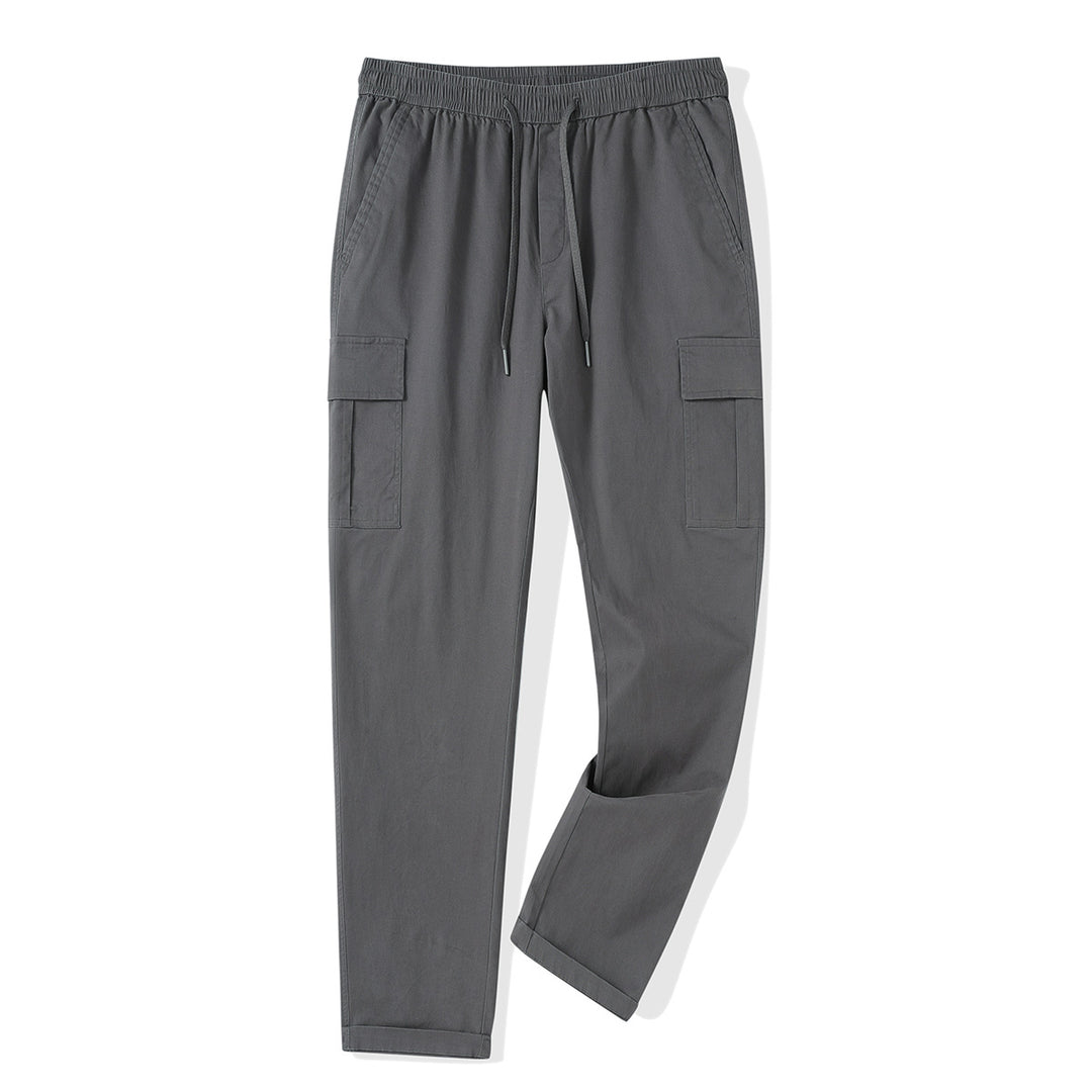 Herren Cargo-Jogginghose mit elastischem Bund, Kordelzug und aufgesetzten Klappentaschen Echo Archiv