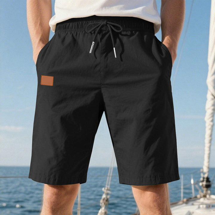 Herren nan schnelltrocknende Badeshorts im Bermuda-Schnitt mit elastischem Bund und Kordelzug Echo Archiv
