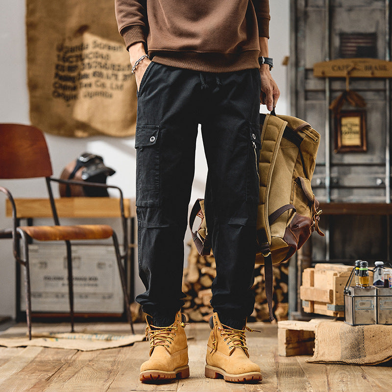 Herren Cargo-Joggerhose mit elastischem Bund und Multifachtaschen Echo Archiv